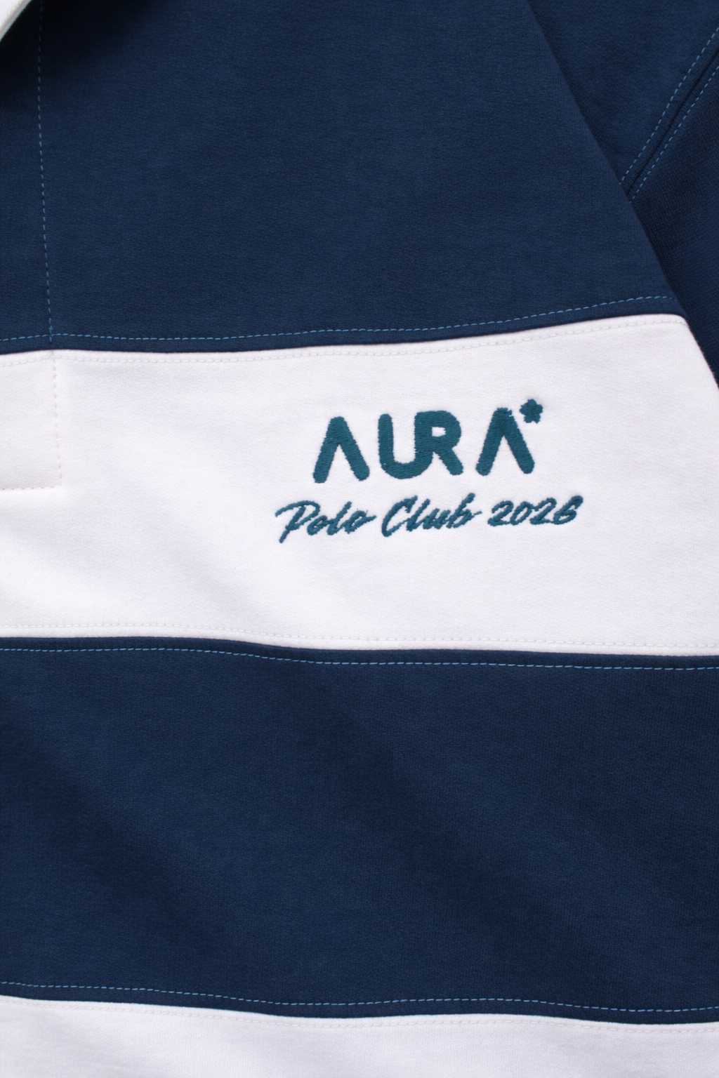 AURA  RUGBY POLO (Navy/White)