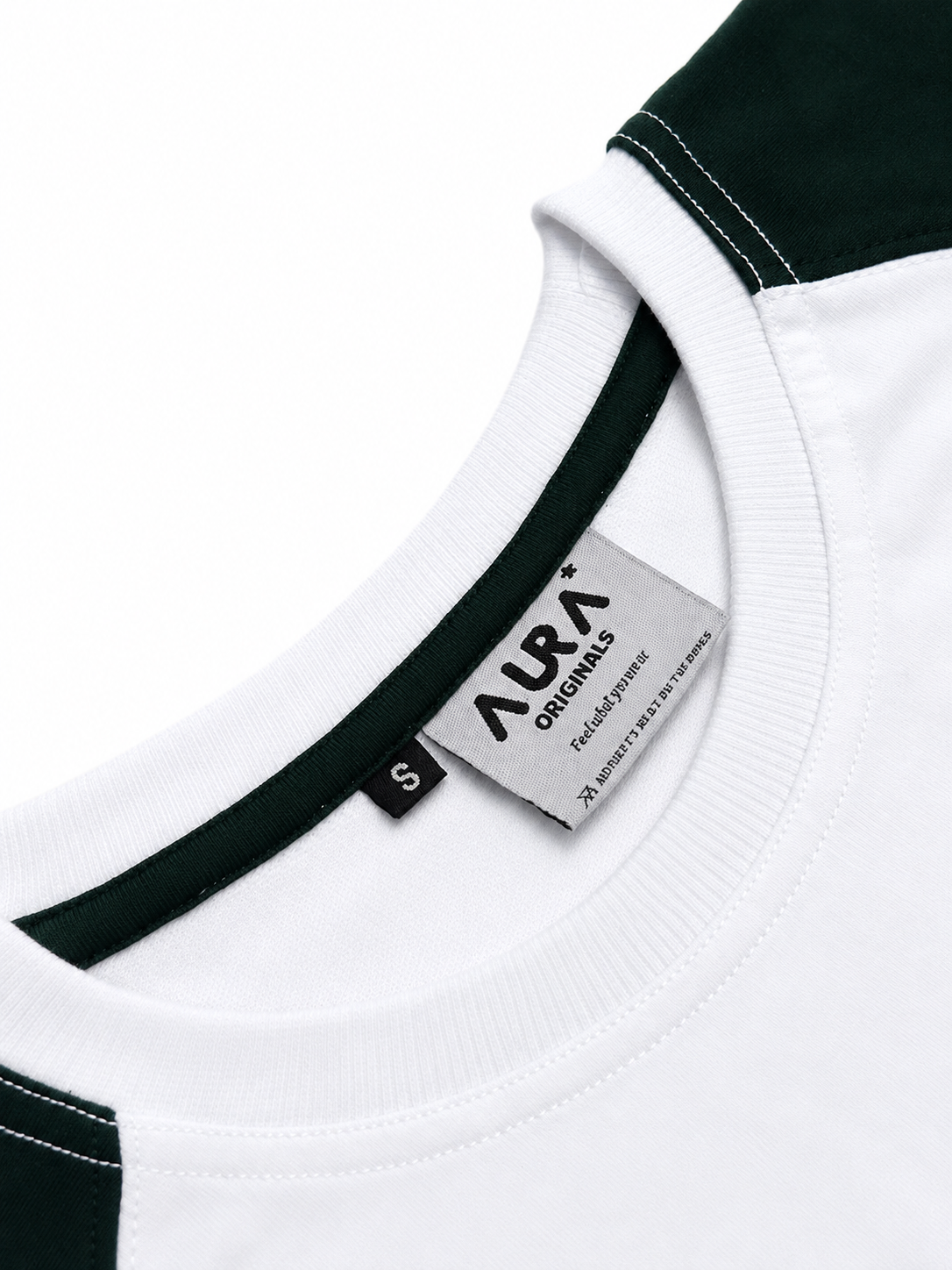 White-green Aura*Club tee